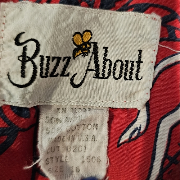 Vintage Button-Down Housedress, Robe, Dressing Gown, Smock - Picture 5 of 15